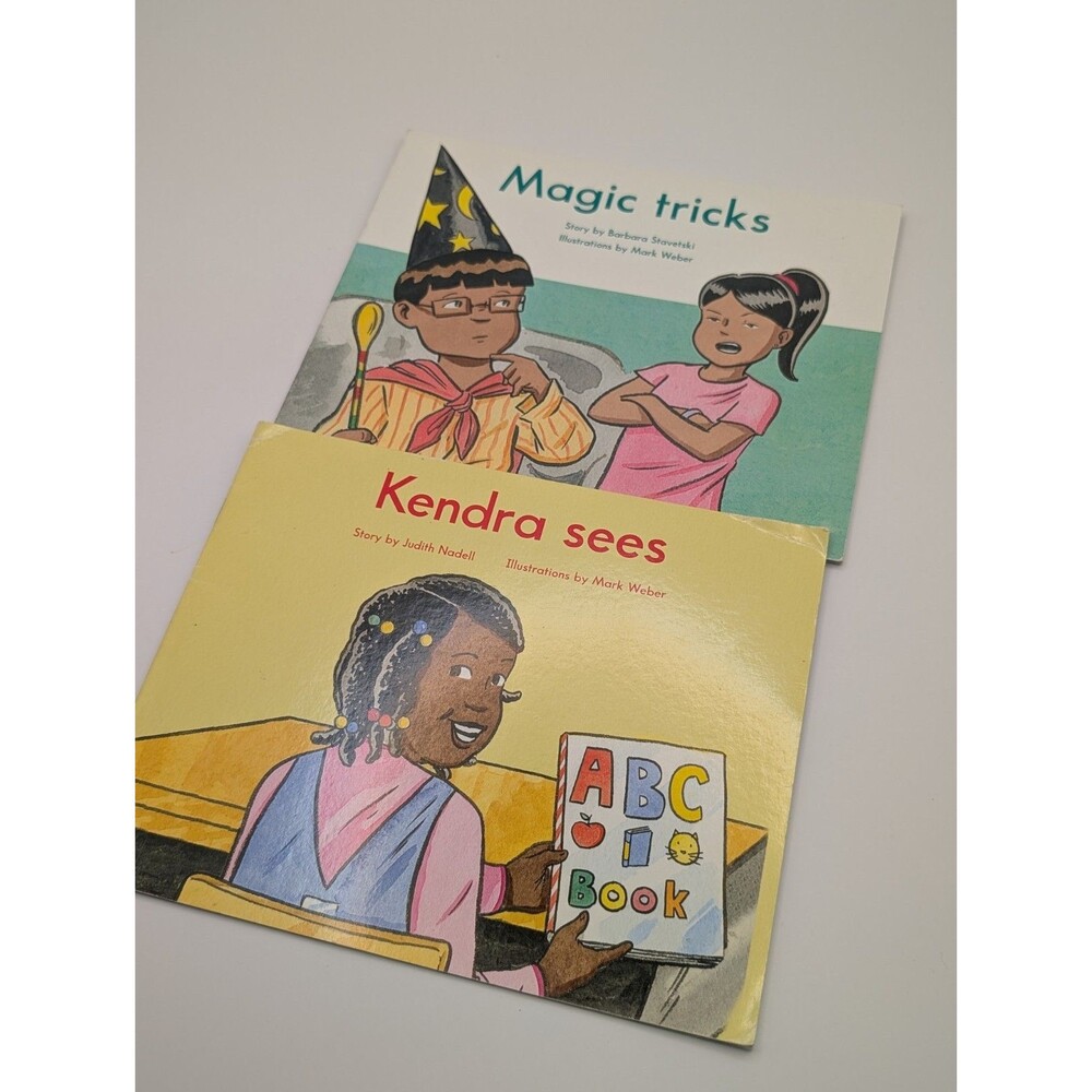 Lot of 2 King School Series Leveled Readers Kendra Sees Magic Tricks Childrens